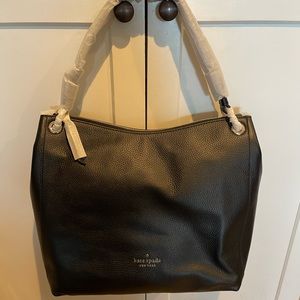 Kate Spade shoulder bag black leather NWT